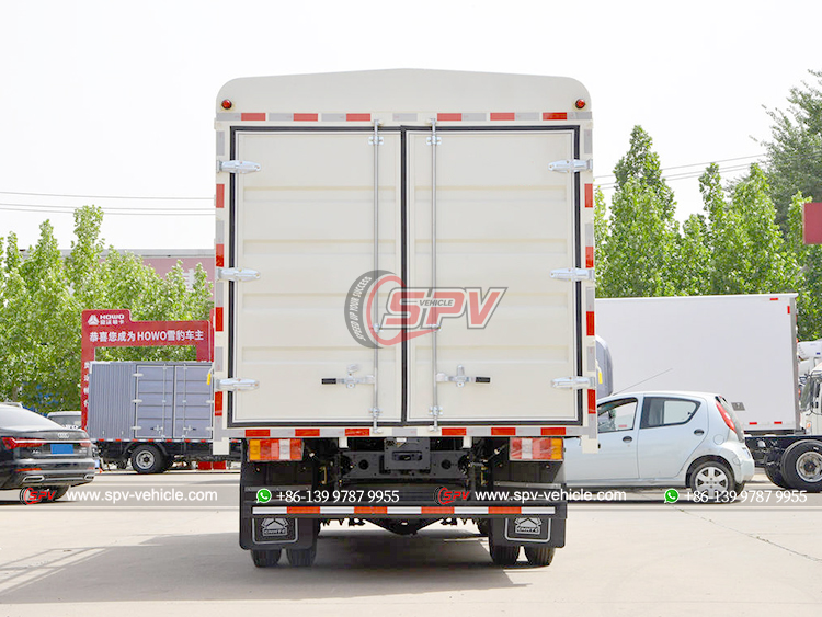 Howo 4X2 Fencing Vehicle - Rear Side